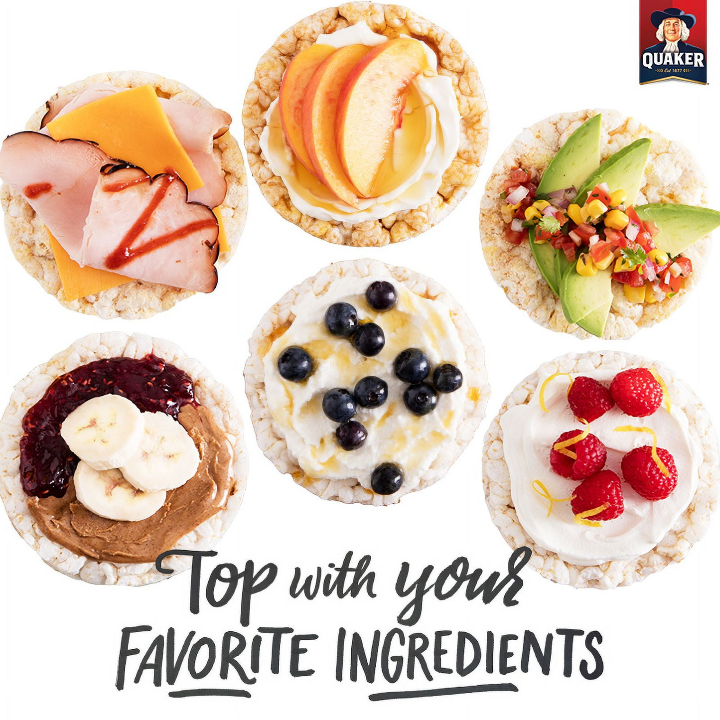 Quaker Rice Cakes, Apple Cinnamon, 6.53 Oz.