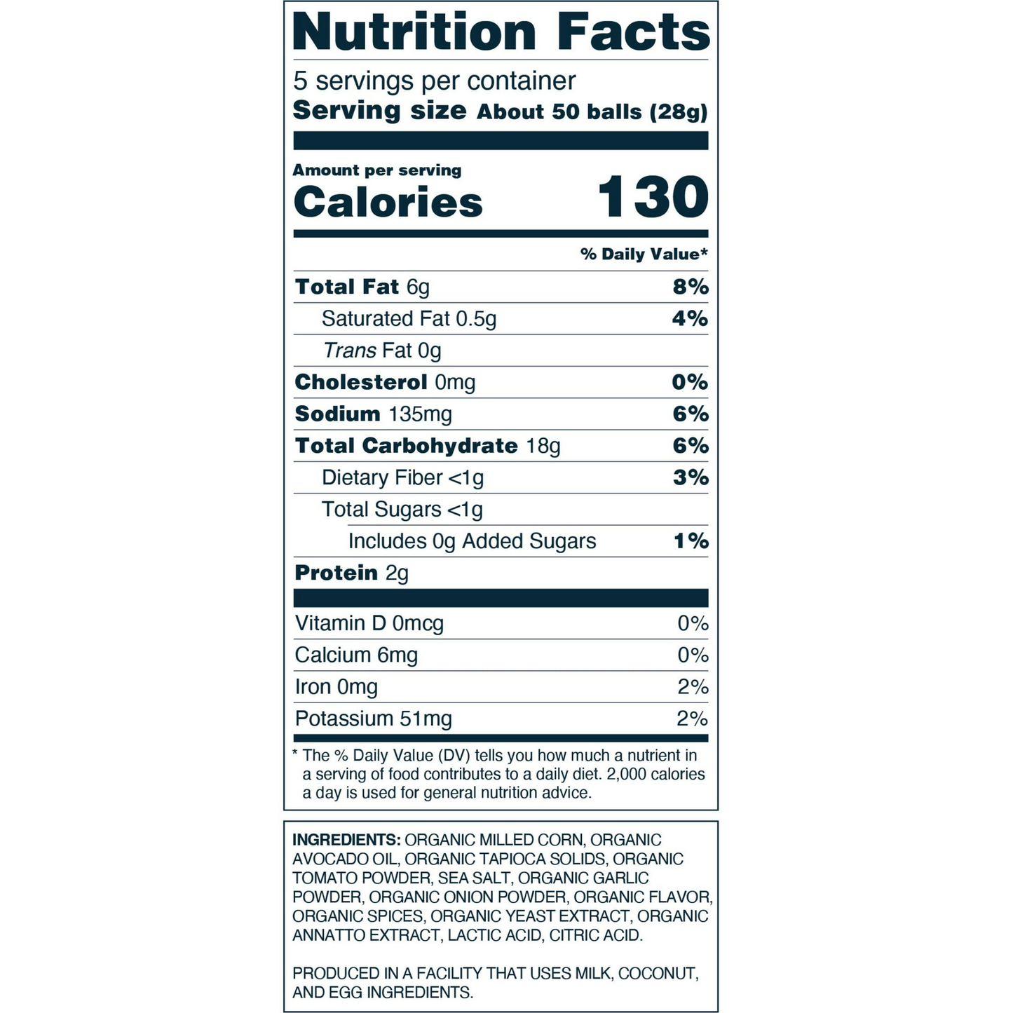 LesserEvil Space Balls, Outer Planet Pizza, 5 oz