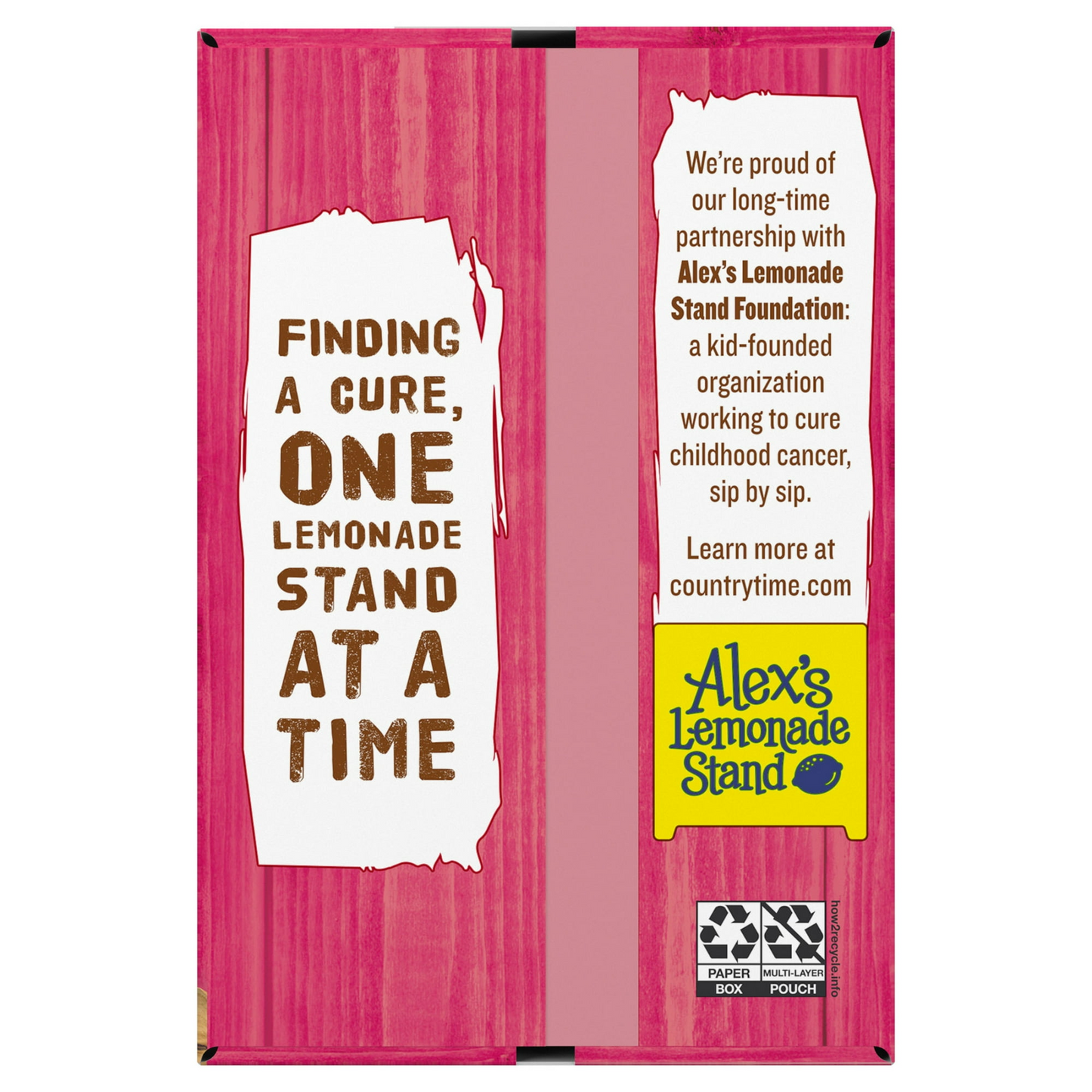 Country Time Strawberry Lemonade Ready to Drink Flavored with Other Natural Flavors Drink Pouches, 10 Ct Box, 6 fl oz Pouches, Liquids
