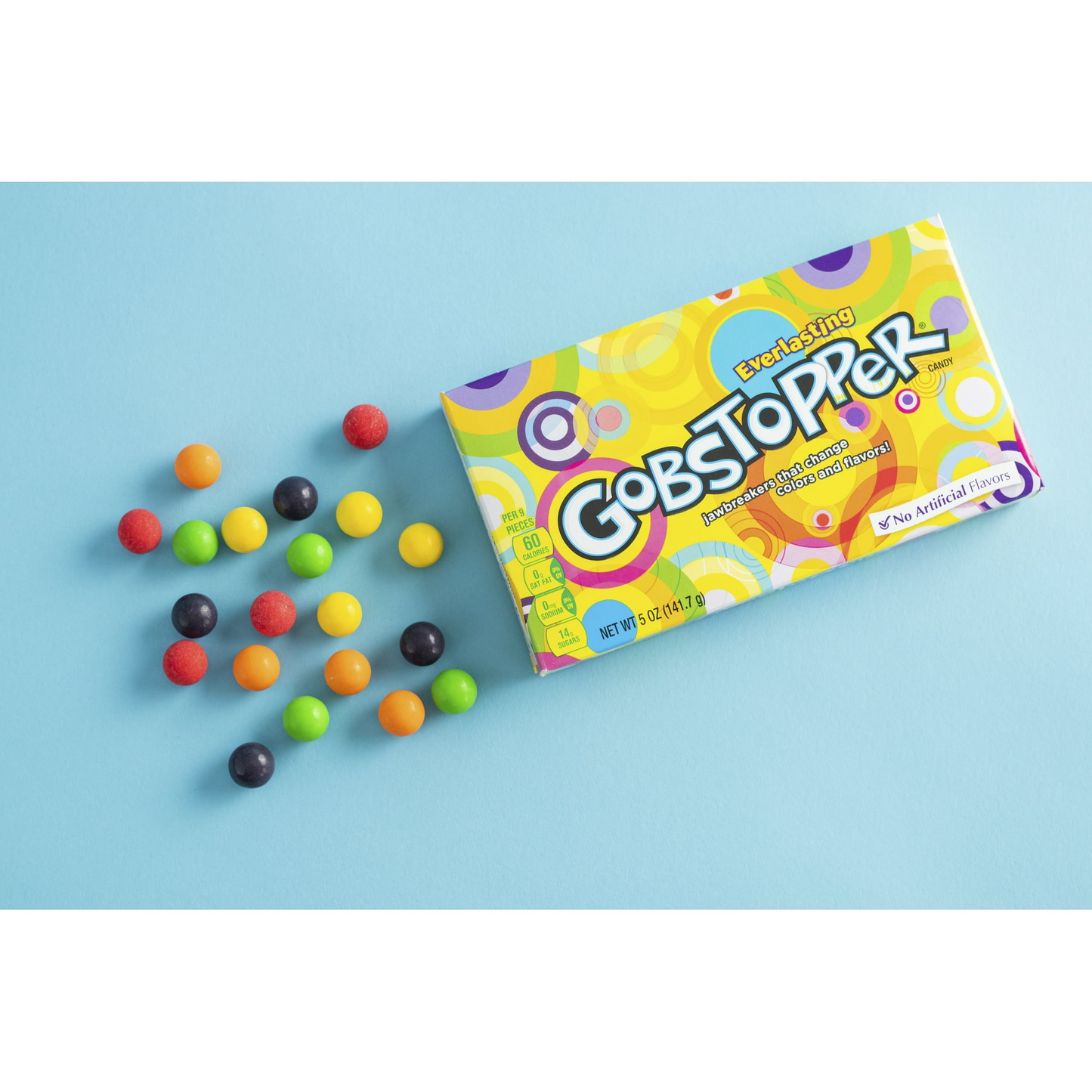 Gobstopper Everlasting Jawbreakers Candy, 5 Oz. Box