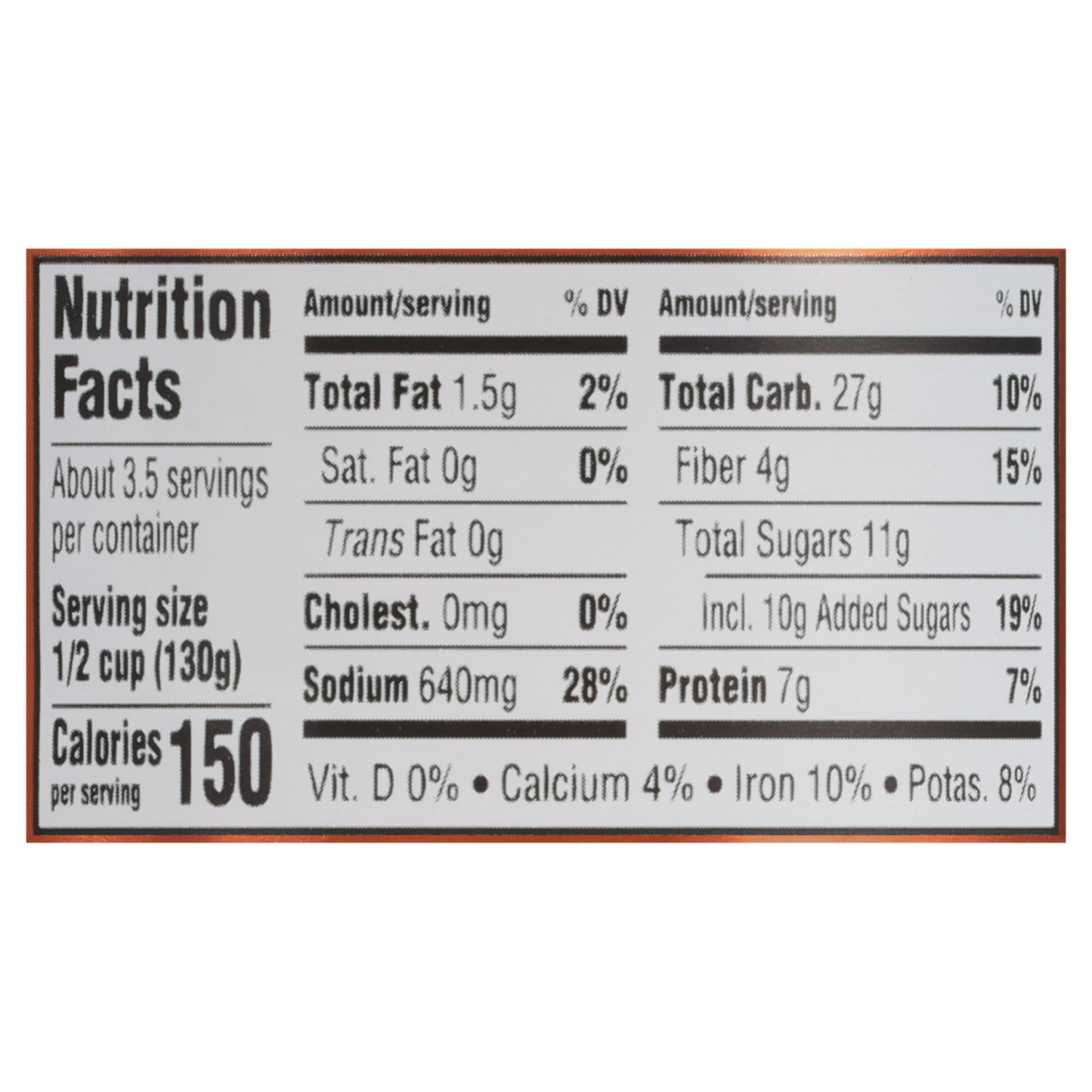 Bush's Maple and Cured Bacon Baked Beans, Canned Beans, 16 oz Can