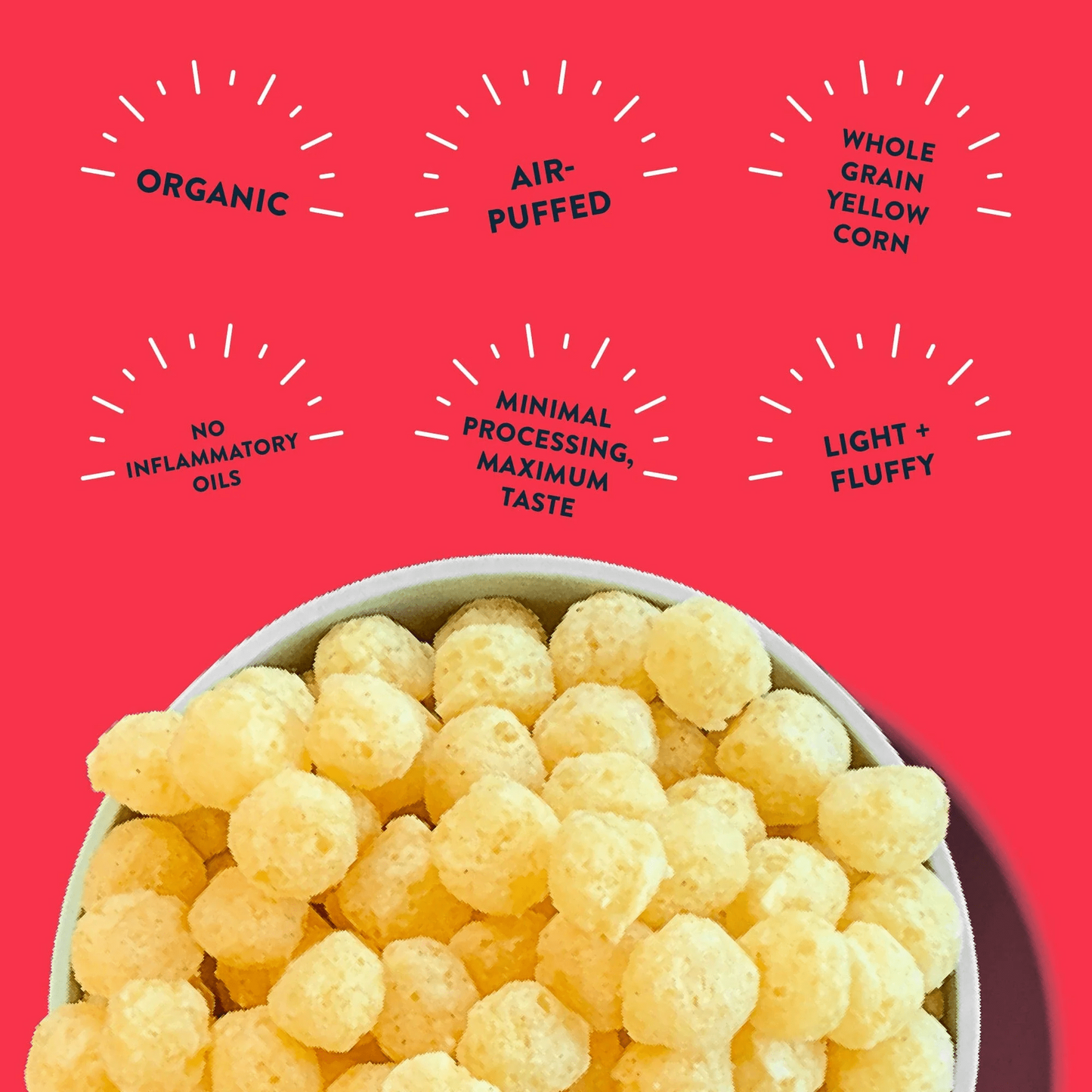 LesserEvil Space Balls, Outer Planet Pizza, 5 oz