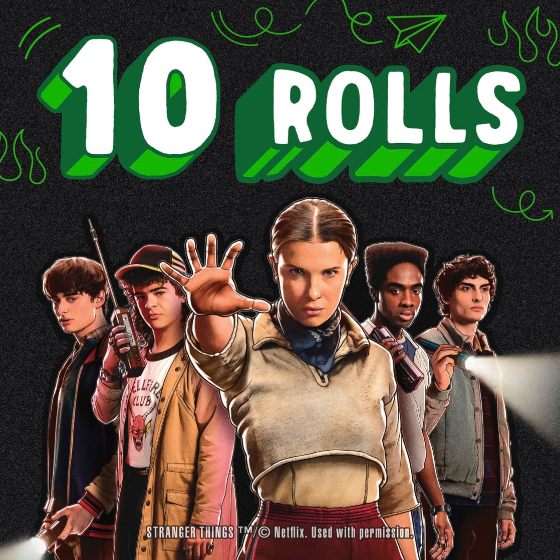 Fruit Roll-Ups Fruit Flavored Snacks, Stranger Things Edition, Variety Pack, 10 Count, 5 oz