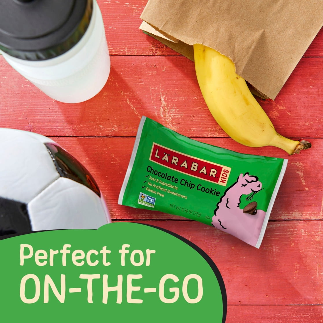 Larabar Kids Bakes Chocolate Chip Cookie Gluten Free Bars, 5.76 oz, 6 Ct