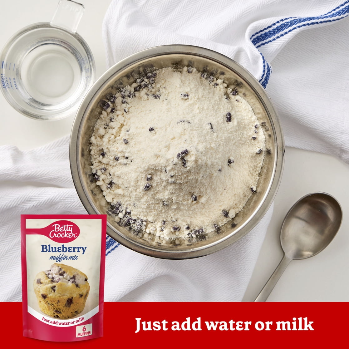 Betty Crocker Blueberry Muffin Mix, Easy Baking Mix, 6.5 oz.