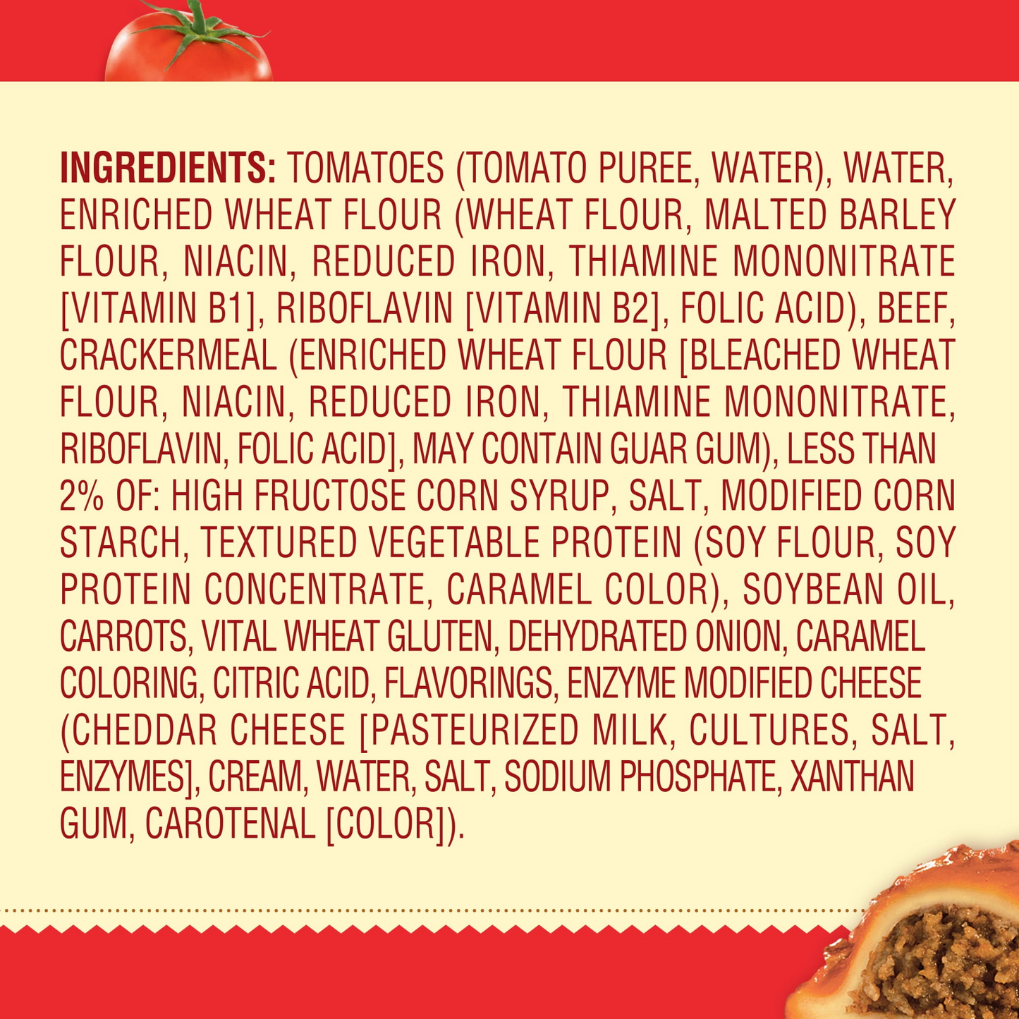 Chef Boyardee Overstuffed Beef Ravioli in Pasta Sauce, Ready-to-Eat Meal, 15 oz. Can