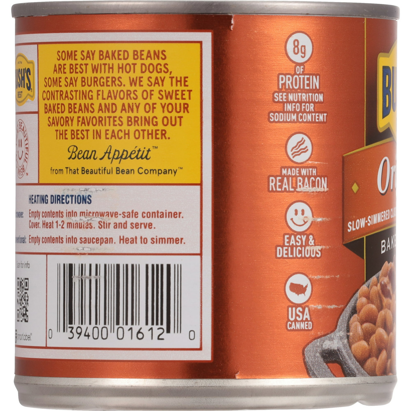 Bush's Original Baked Beans, Canned Beans, 16 oz Can
