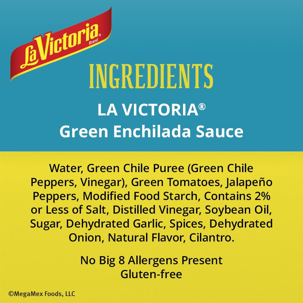 La Victoria Green Chile Enchilada Sauce - Mild, 10 OZ