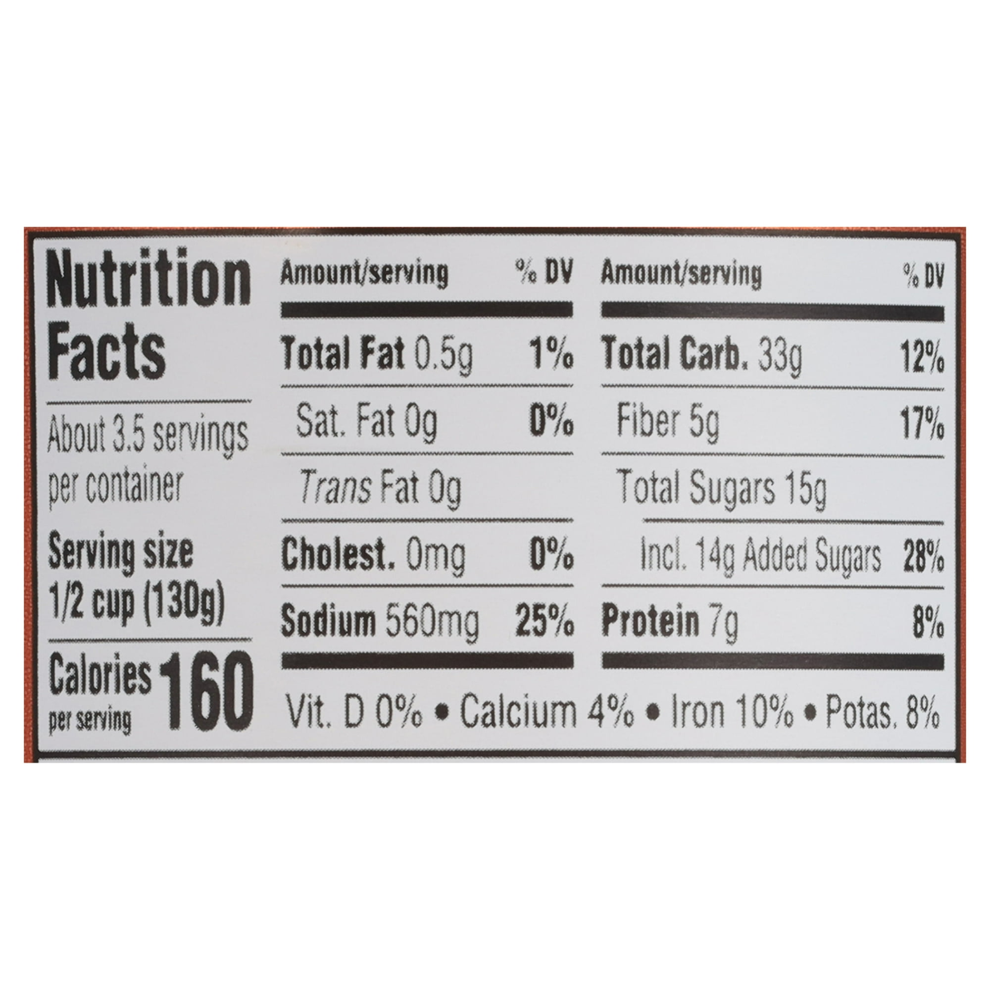 Bush's Brown Sugar Hickory Baked Beans, Canned Beans, 16 oz Can