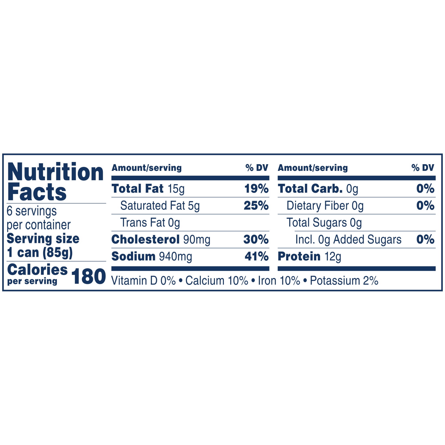 Armour Star Potted Meat, 10g Protein Per Serving, Canned Meat, 3 oz. Can (Pack of 6)