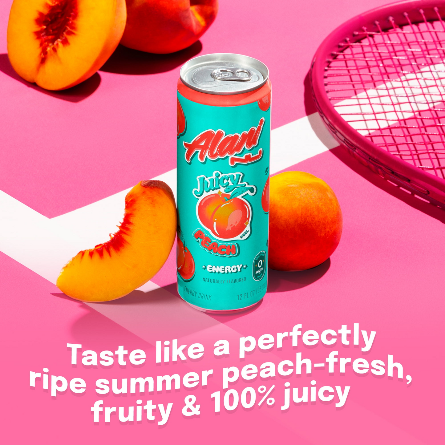 Alani, Juicy Peach, 12 fl oz, Single Can