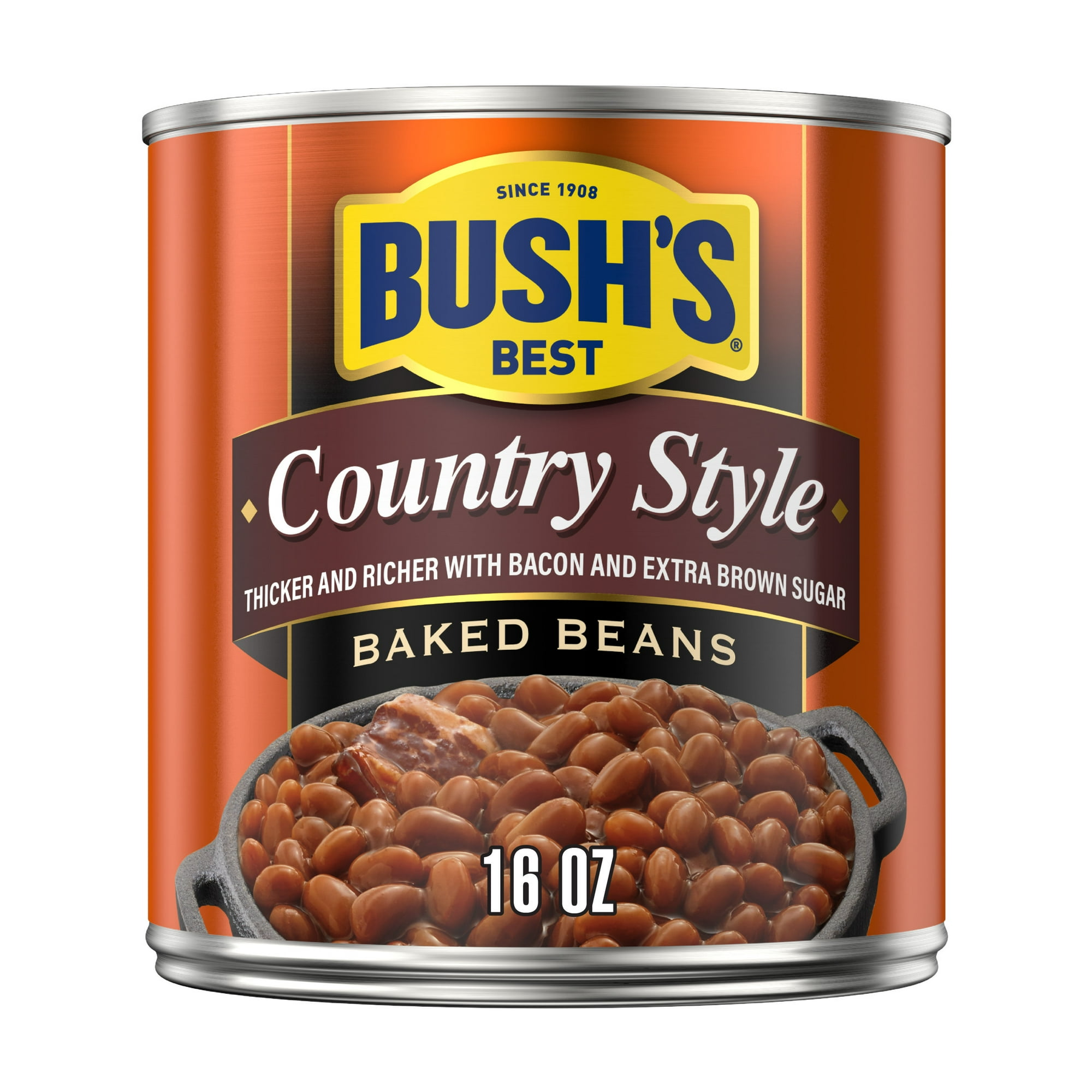 Bush's Country Style Baked Beans, Canned Beans, 16 oz Can