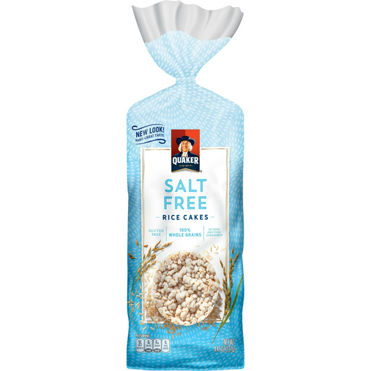 Quaker Salt-Free Rice Cakes, 4.47 Oz.
