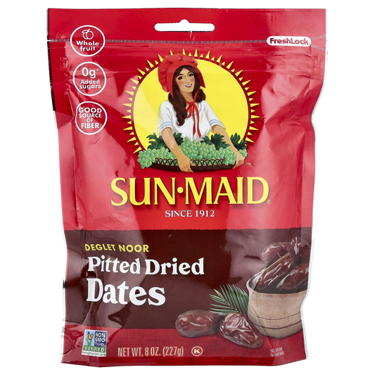 Sun-Maid Deglet Noor Pitted Dried Dates, 8 oz (227 g)