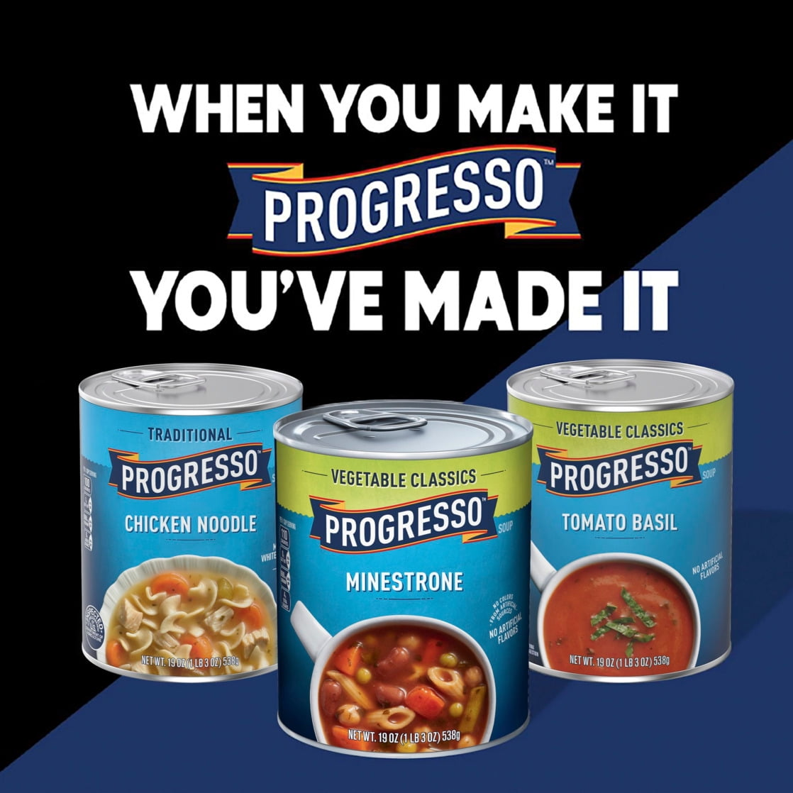 Progresso Rich & Hearty, Lasagna-Style Soup With Italian Sausage, Canned Soup, 18.5 oz.