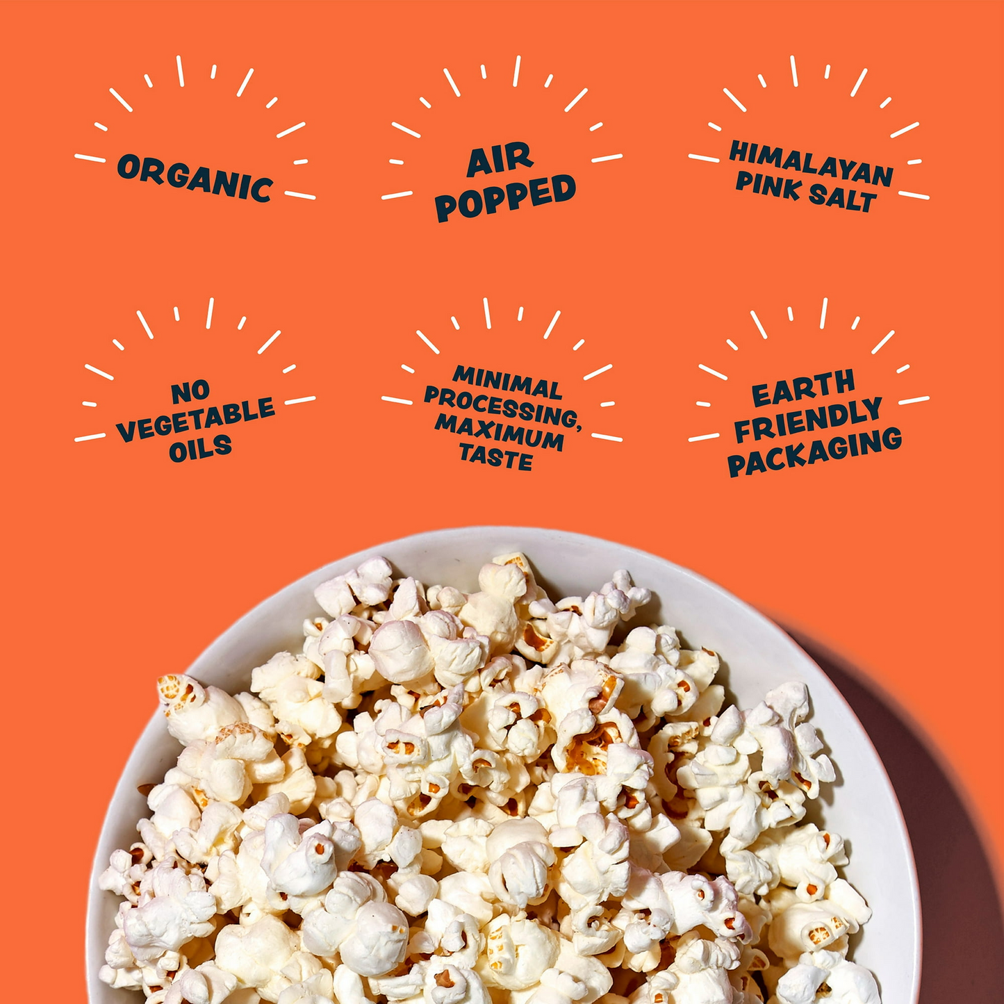 LesserEvil, Organic Popcorn, White Cheddar