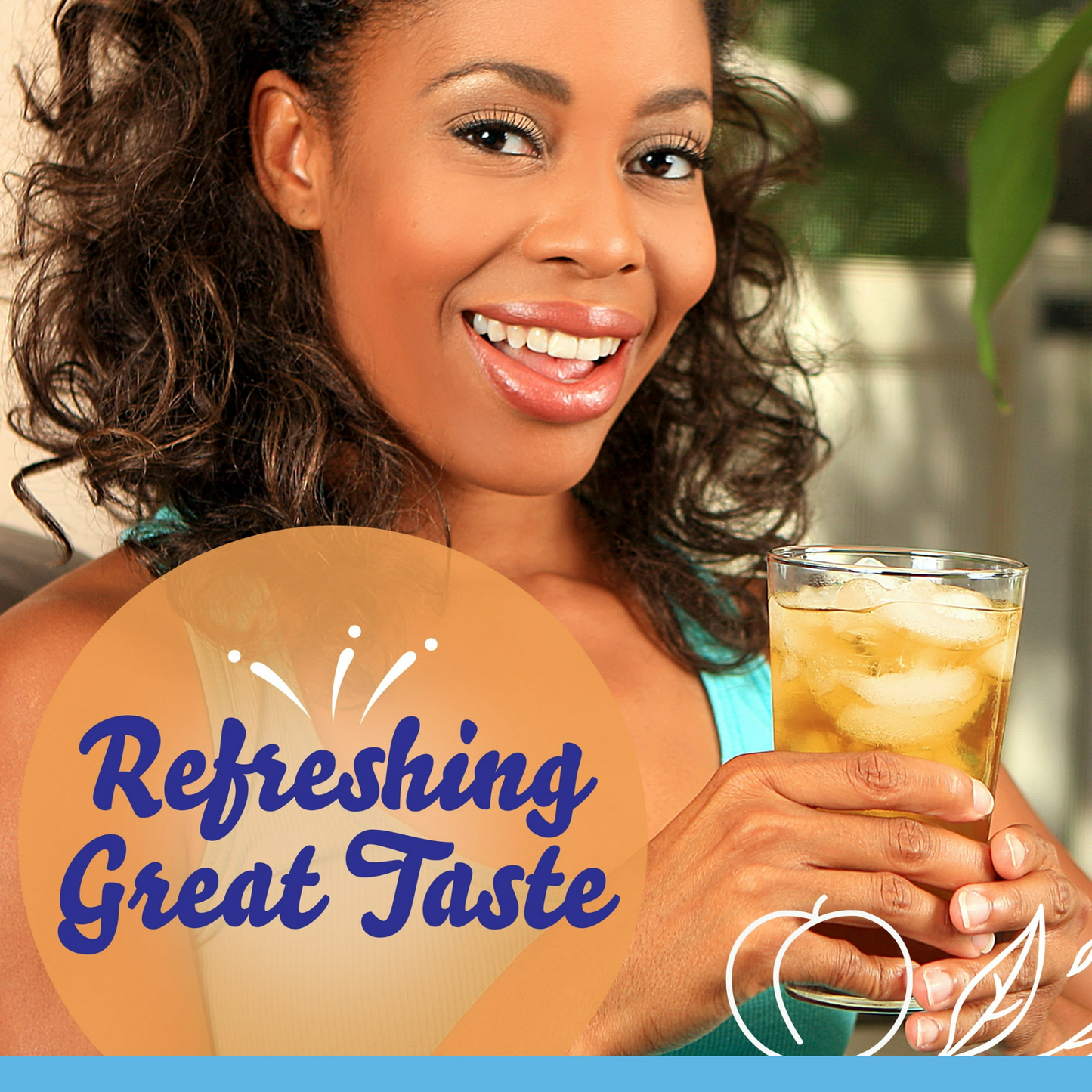 Crystal Light Peach Iced Tea Artificially Flavored Powdered Drink Mix, 6 Count Pitcher Packets