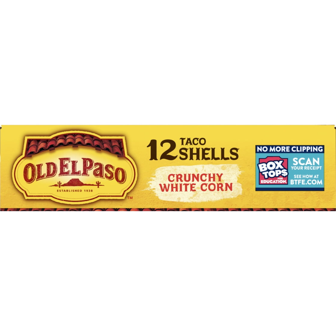 Old El Paso Crunchy White Corn Taco Shells, Gluten Free, 12 Ct., 4.6 oz.