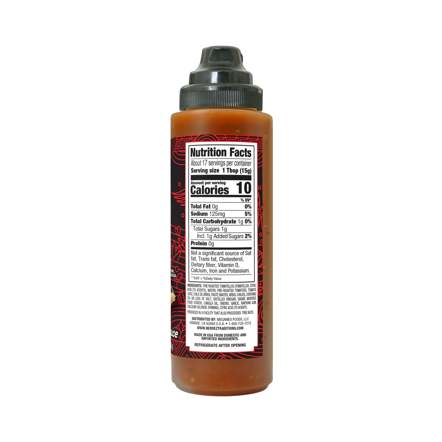 Herdez Taqueria Street Liquid Sauce Roja Taco Sauce, 9 Oz Bottle