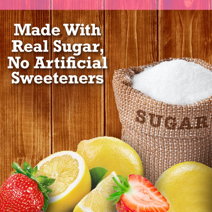 Country Time Strawberry Lemonade Ready to Drink Flavored with Other Natural Flavors Drink Pouches, 10 Ct Box, 6 fl oz Pouches, Liquids